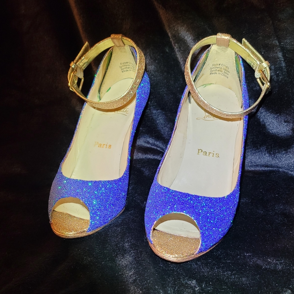 Christian Louboutin Glitter Heels 39.5